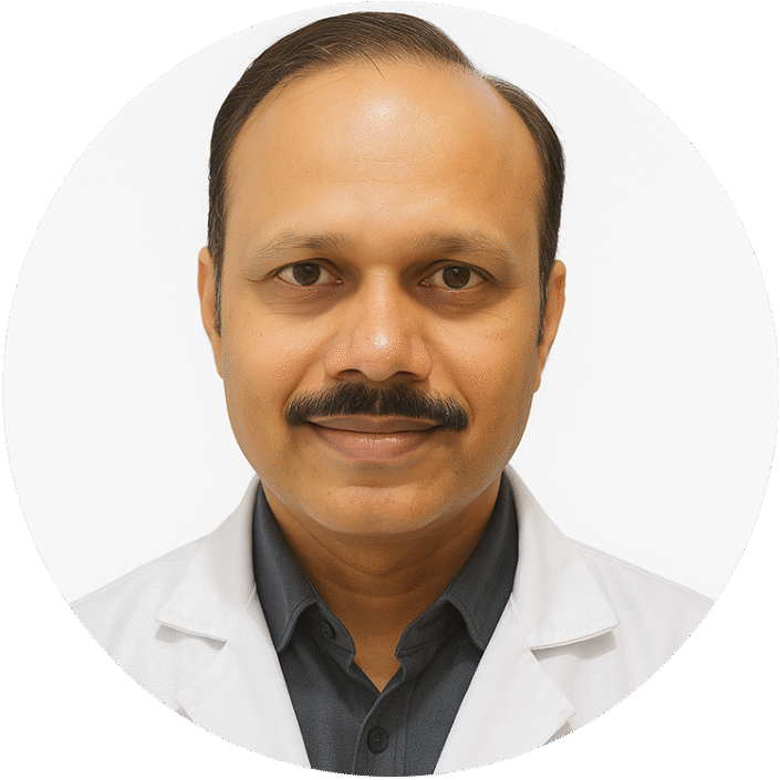 Dr Anjani Kumar Jha providing dental treatment at KIMSZ Dental Spa Patna